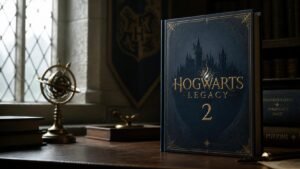 Illustration éditoriale de Hogwarts Legacy 2 évoqué par Warner Bros., simple confirmation