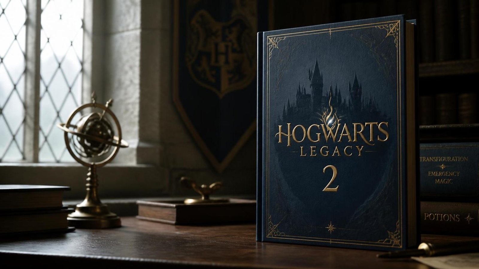Illustration éditoriale de Hogwarts Legacy 2 évoqué par Warner Bros., simple confirmation