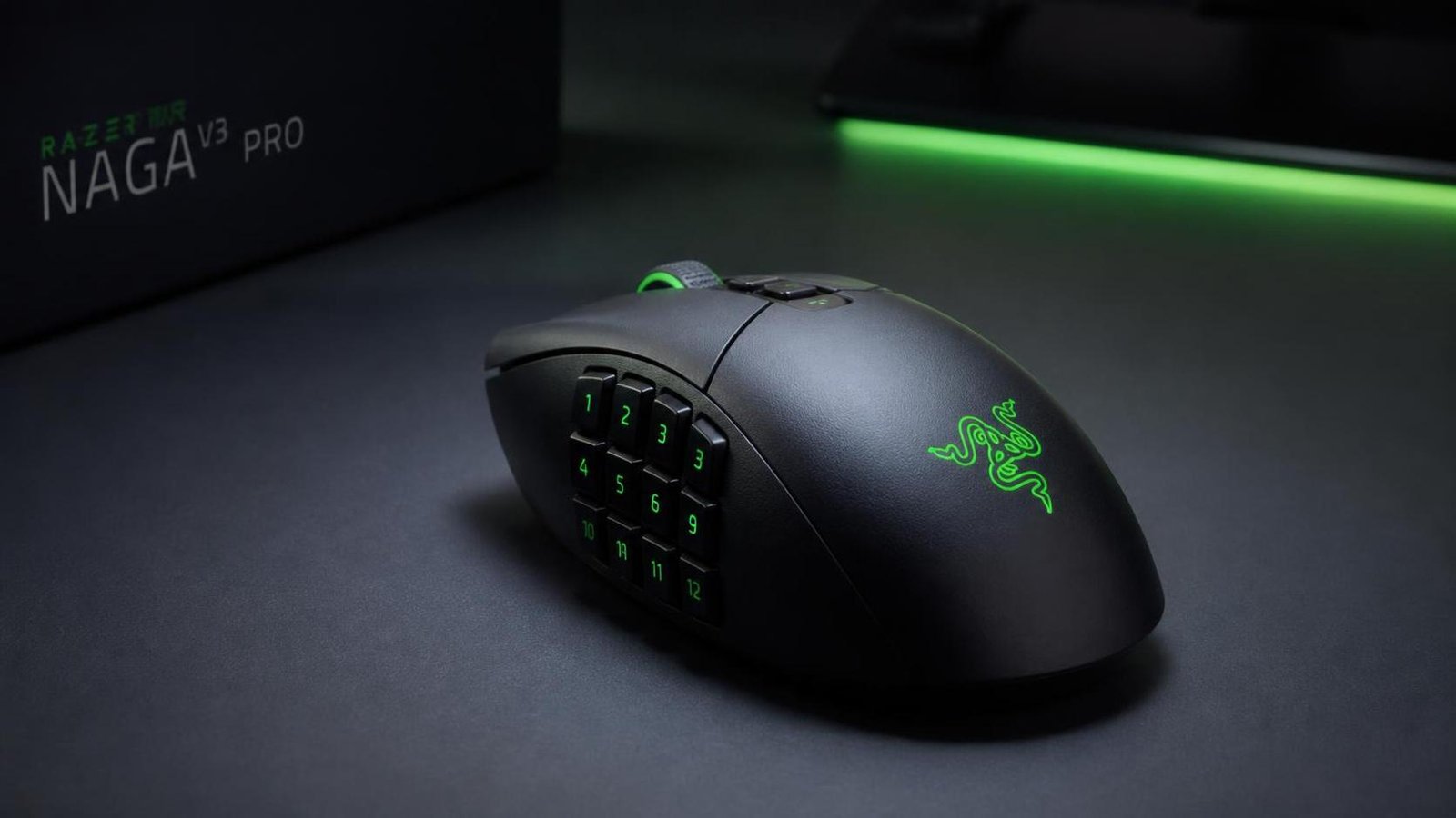 Illustration éditoriale de Razer Naga V3 Pro : amélioration générale malgré un clic audible