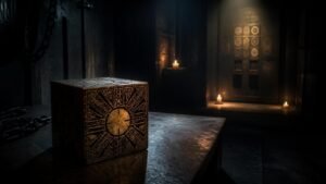 Illustration éditoriale de Hellraiser: Revival dévoile des énigmes brutales et oppressantes