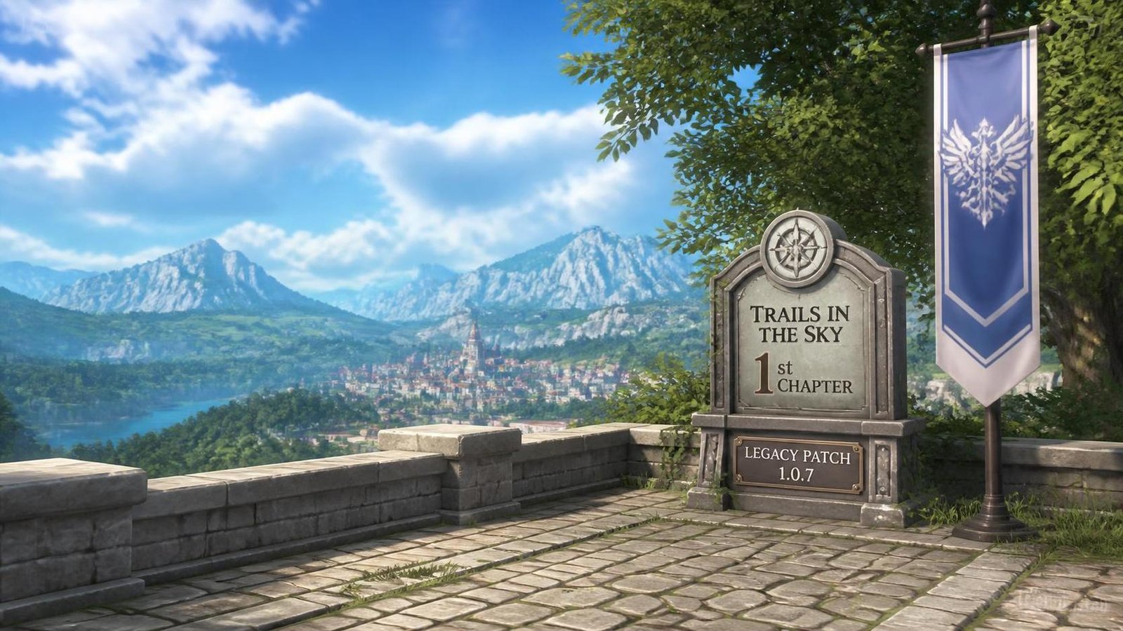 Illustration éditoriale de Trails in the Sky 1st Chapter déploie le Legacy Patch 1.0.7