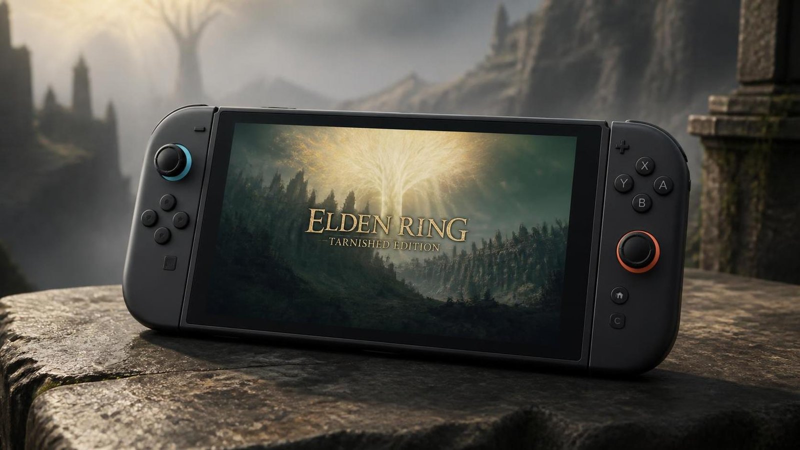 Illustration éditoriale de Elden Ring Switch 2 : un aperçu rassure sur les performances
