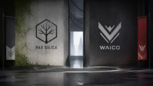 Illustration éditoriale de The Memory Crisis: factions rivales Pax Silica vs WAICO dévoilées