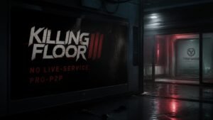 Illustration éditoriale de Tripwire annonce Killing Floor 3 sans live-service et pro-P2P
