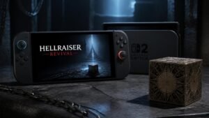 Illustration éditoriale de Hellraiser: Revival arrive sur Switch 2 le 8 octobre 2026