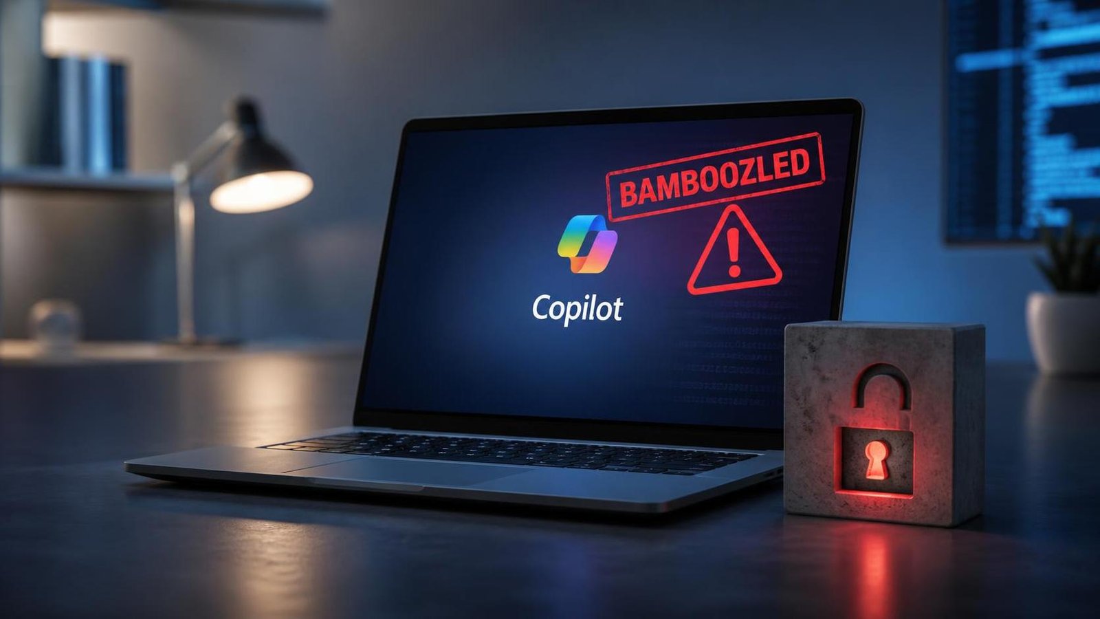 Illustration éditoriale de Copilot was bamboozled: des chercheurs dévoilent une faille de sécurité