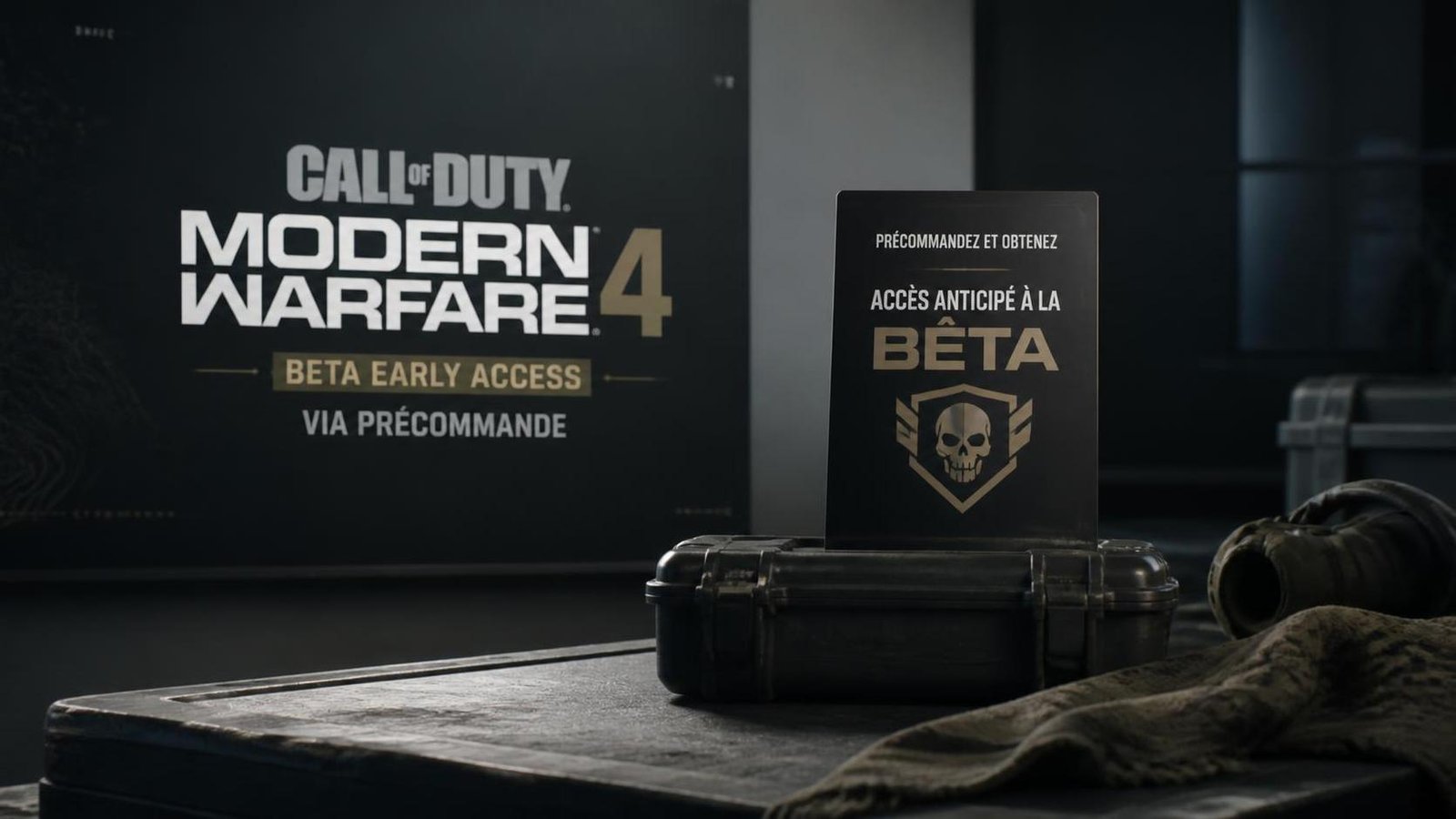 Illustration éditoriale de Call of Duty: Modern Warfare 4 ouvre sa bêta via précommande