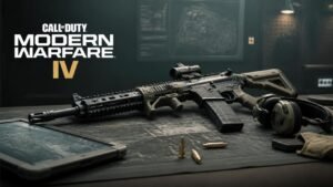 Illustration éditoriale de Modern Warfare 4 : multijoueur, mouvements, armes et cartes