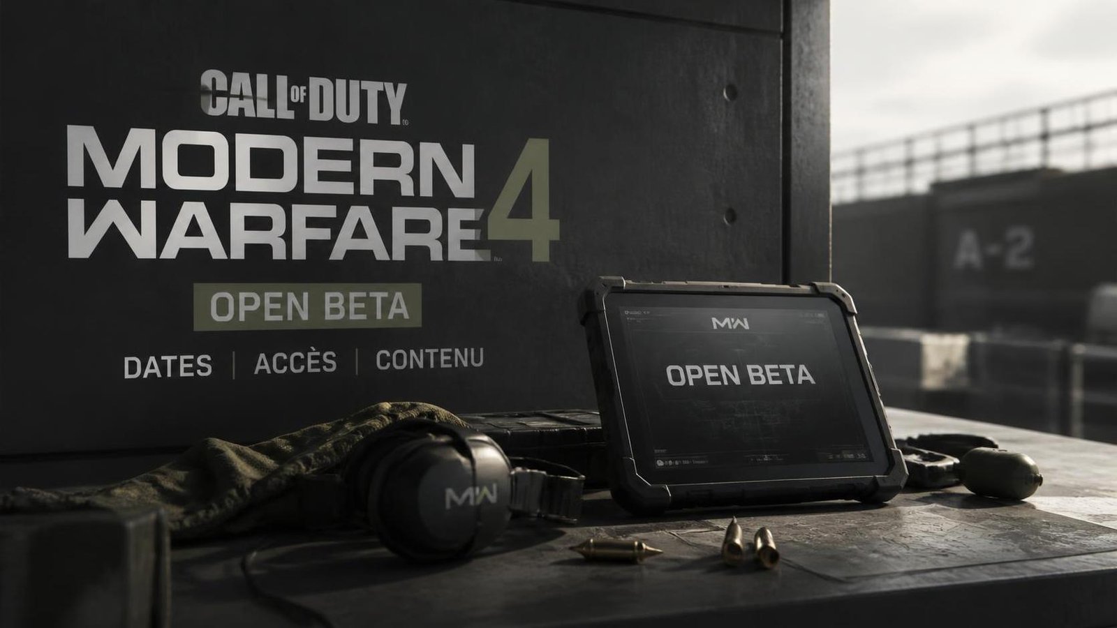 Illustration éditoriale de Modern Warfare 4 : dates, accès et contenu de l’open beta
