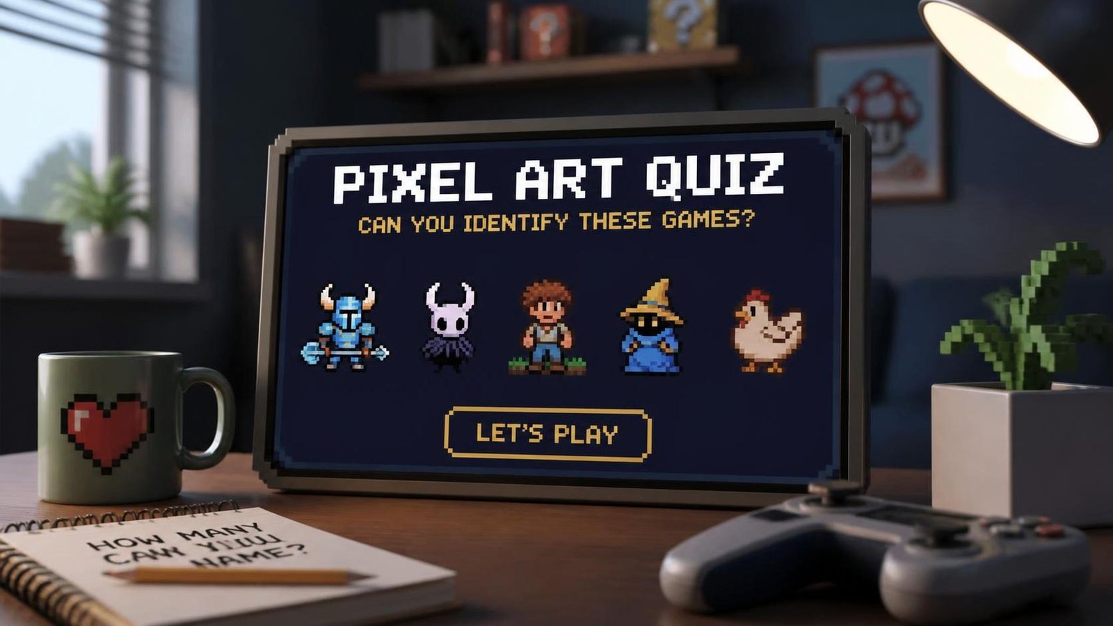 Illustration éditoriale de After cranking up the difficulty, I am once again asking: How many of these games with pixel art styles can you identify ? Nouveau quiz pixel art à découvrir