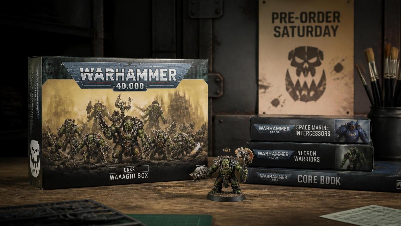 Illustration éditoriale de Warhammer 40,000 : précommandes samedi, Waaagh! et kits classiques