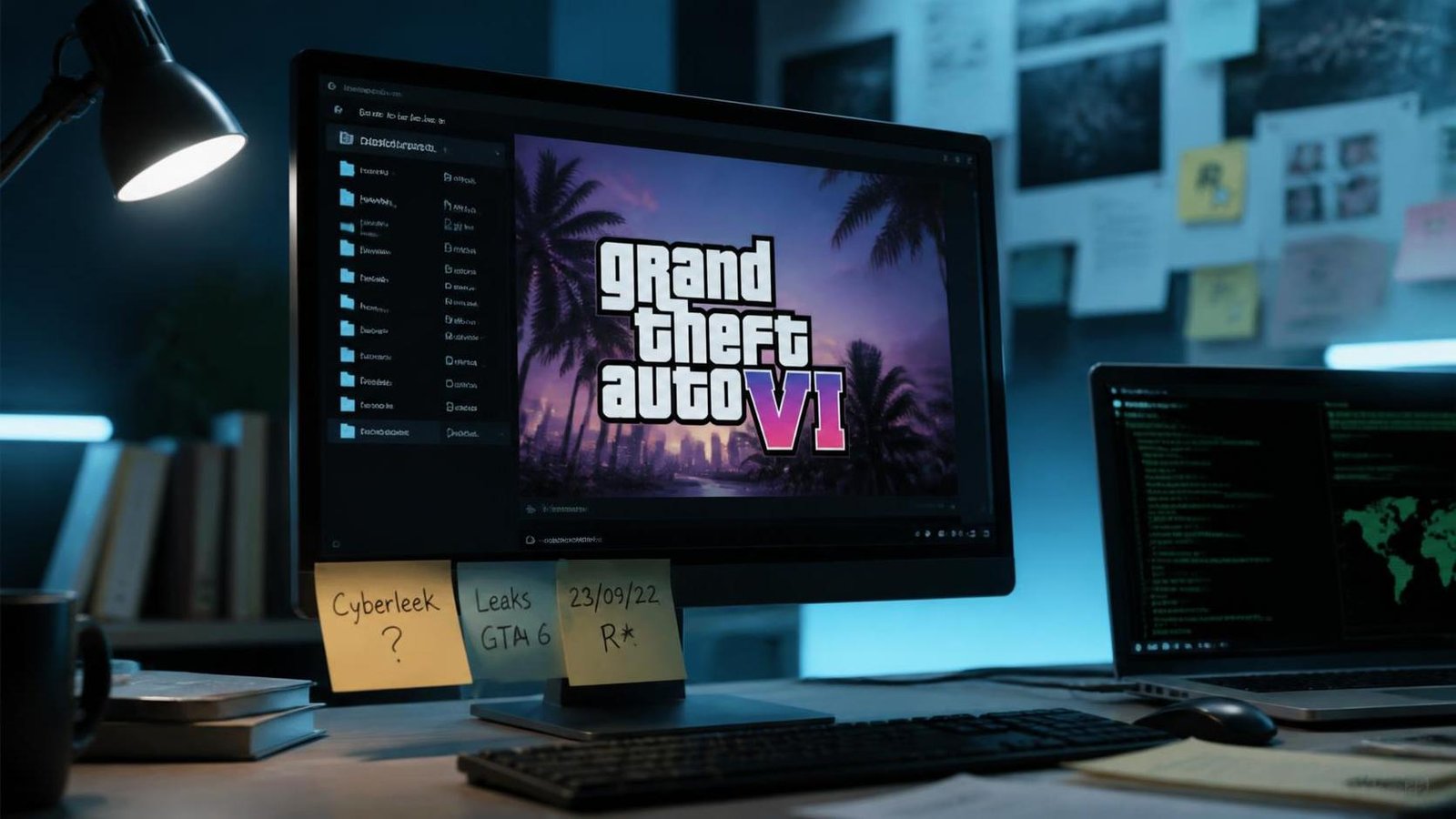 Illustration éditoriale de GTA 6 : qui est Cyberleek, l’auteur présumé des fuites