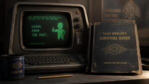 Illustration éditoriale de Fallout : Tim Cain invite à apprendre des mauvais jeux