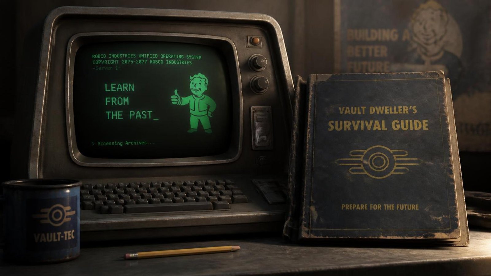 Illustration éditoriale de Fallout : Tim Cain invite à apprendre des mauvais jeux