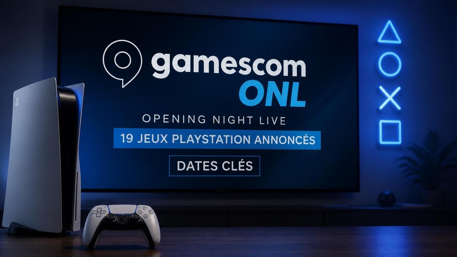 Illustration éditoriale de Gamescom ONL : 19 jeux PlayStation annoncés et dates clés