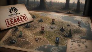 Illustration éditoriale de Paradox commet une gaffe et dévoile Paradox accidentally leaks post-apocalyptic grand strategy game