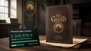Illustration éditoriale de The Guild bat des records sur Kickstarter et relance le film culte