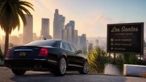 Illustration éditoriale de GTA 5 : devenir chauffeur pro dans un monde sans friction