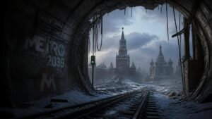 Illustration éditoriale de Metro 2039 revient à Moscou avec des touches d’Exodus