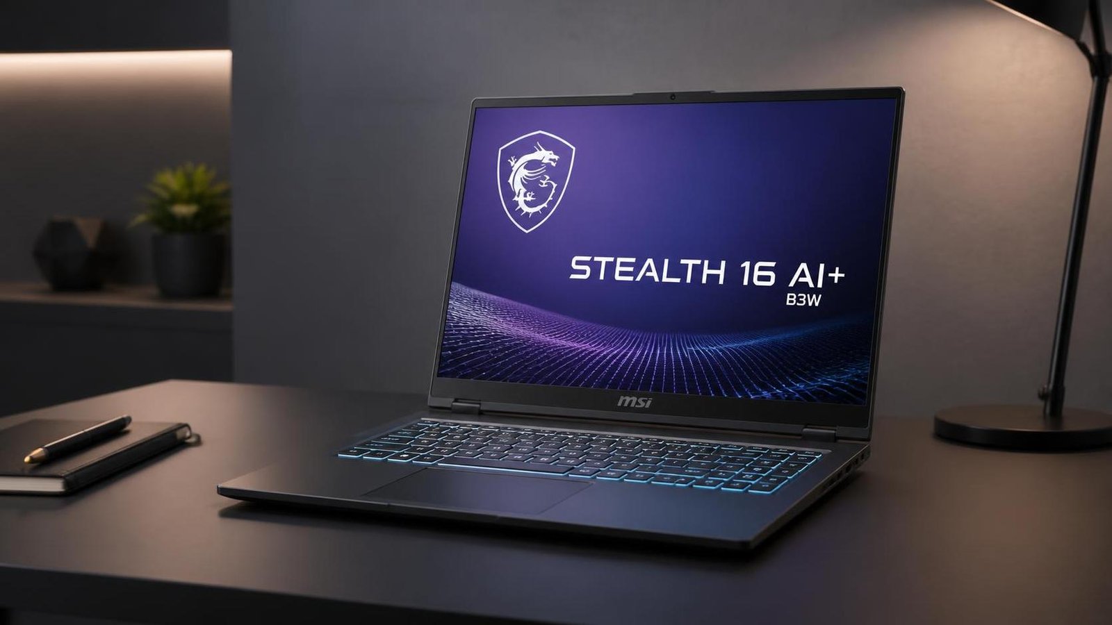 Illustration éditoriale de MSI Stealth 16 AI+ B3W review : ultra-performant mais très cher
