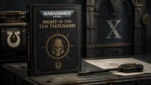 Illustration éditoriale de Warhammer 40,000 : précommandes du samedi et Might of the Ten Thousand