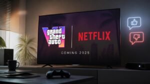 Illustration éditoriale de GTA 6 : le reveal Netflix divise, attentes et premières réactions