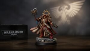 Illustration éditoriale de Warhammer: figurine du mois de septembre et pièce de collection dévoilées