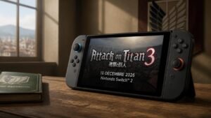 Illustration éditoriale de Attack on Titan 3 arrive sur Switch 2 le 10 décembre 2026
