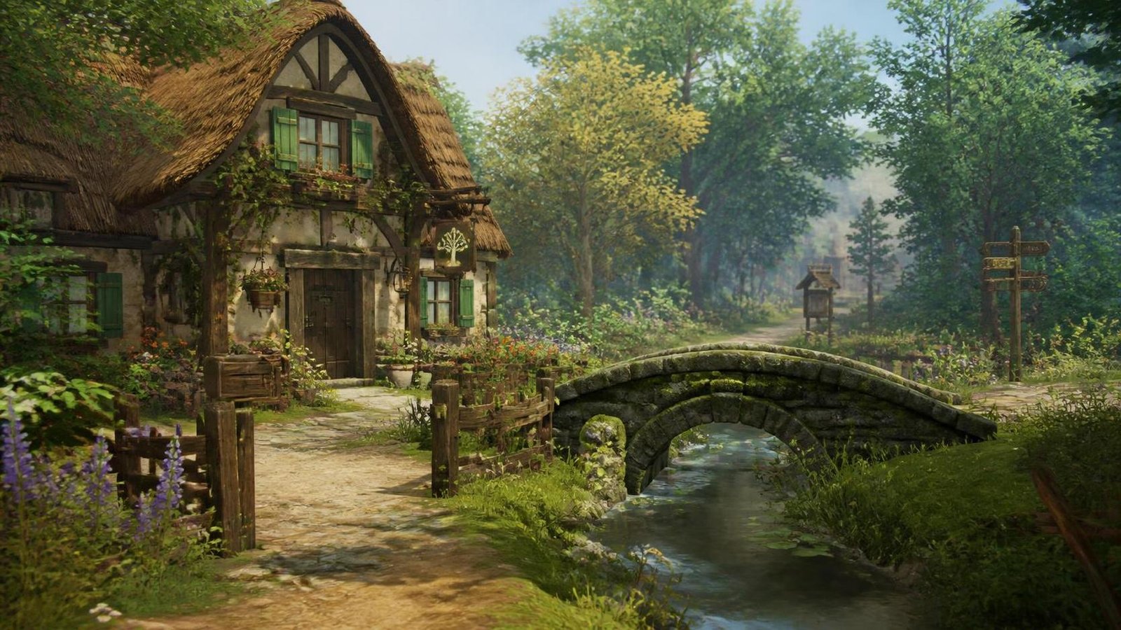 Illustration éditoriale de Kynseed sur Switch : conte de fées vivant entre gestion et aventure