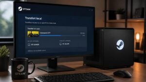 Illustration éditoriale de Steam corrige enfin le transfert local de jeux sur Valve Steam