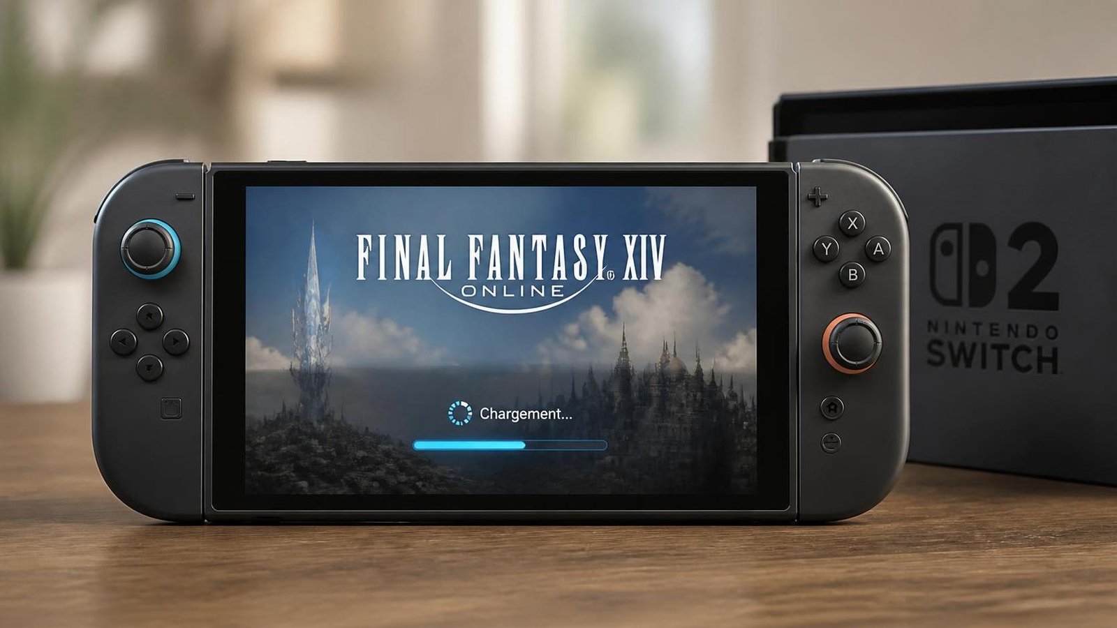 Illustration éditoriale de Final Fantasy XIV : mise à jour Switch 2 pour chargements longs