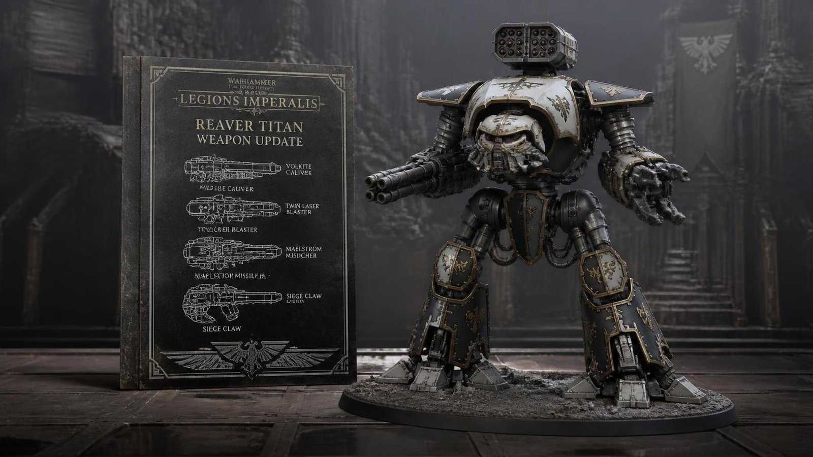 Illustration éditoriale de Legions Imperialis : mise à jour des Titans et nouvelles armes Reaver