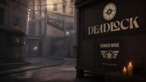 Illustration éditoriale de Deadlock : Valve lance un mode classé, débuts annoncés chaotiques