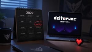 Illustration éditoriale de Deltarune : Toby Fox vise le Chapitre 6 pour 2027, plus court