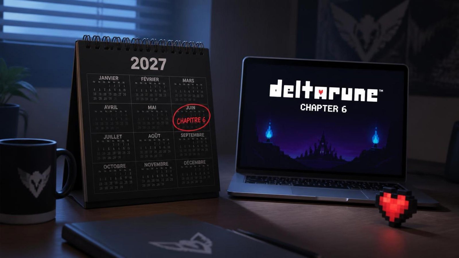 Illustration éditoriale de Deltarune : Toby Fox vise le Chapitre 6 pour 2027, plus court