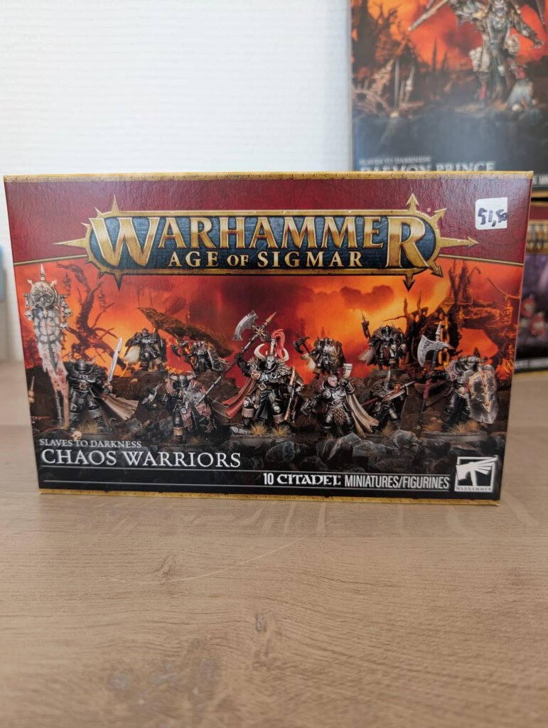 Boîte Warhammer Age of Sigmar : Chaos Warriors (Neuve)