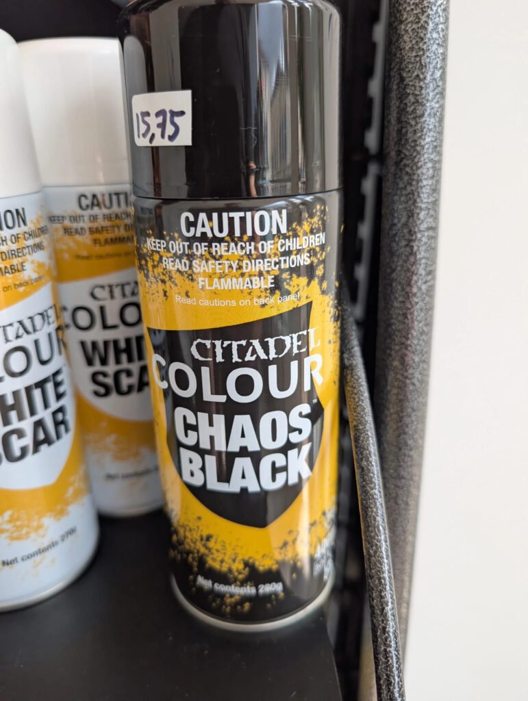 Citadel : Sous Couche - Chaos Black Neuve