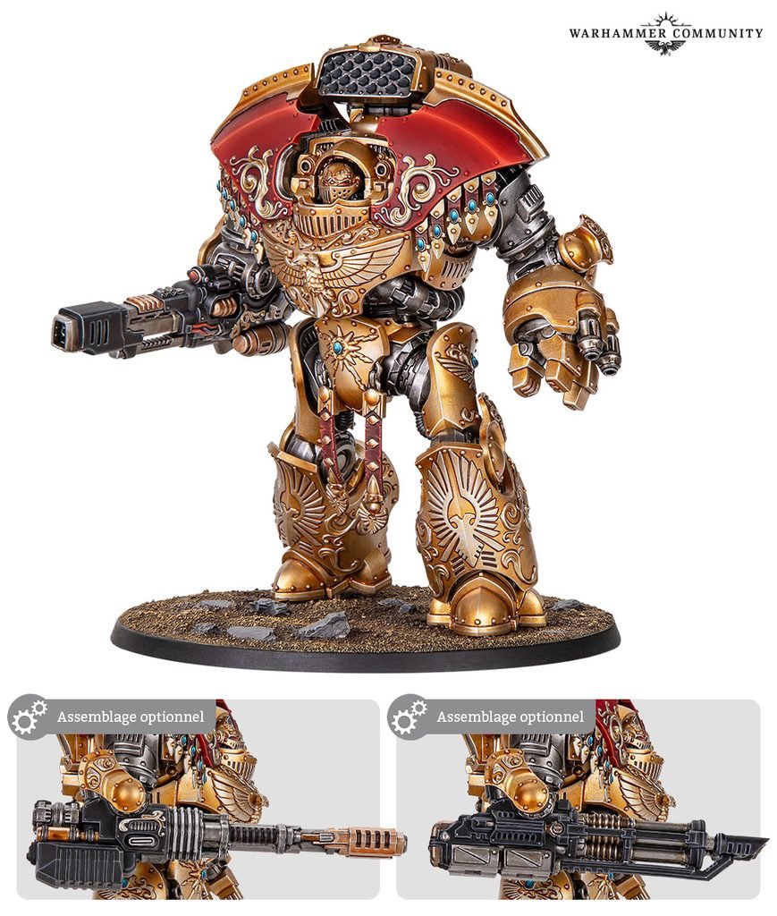 Les Adeptus Custodes reçoivent un nouveau Codex, 13 détachements, 27 datasheets, une Combat Patrol et de nouveaux kits plastiques Aquilon, Telemon, Gyrfalcon et Pallas.