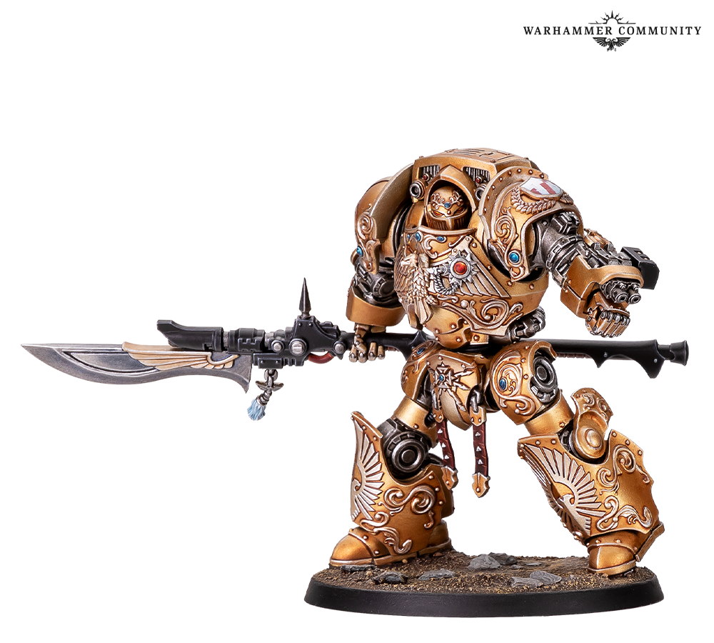 Les Adeptus Custodes reçoivent un nouveau Codex, 13 détachements, 27 datasheets, une Combat Patrol et de nouveaux kits plastiques Aquilon, Telemon, Gyrfalcon et Pallas.
