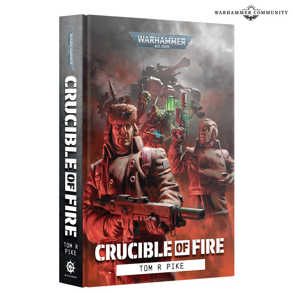 Black Library dévoile Crucible of Fire, avec l'Astra Militarum face aux Orks, et Raptors: War and Shadow, où les Space Marines affrontent la Flotte-Ruche Léviathan.