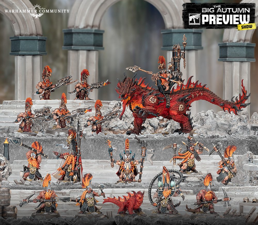 Découvrez les Khazalite Holds, la nouvelle faction duardin d’Age of Sigmar : Army Set, Hjulda Drakkblud, Gholems, High Kyng Valankrom, Fyreslayers et Battletome.