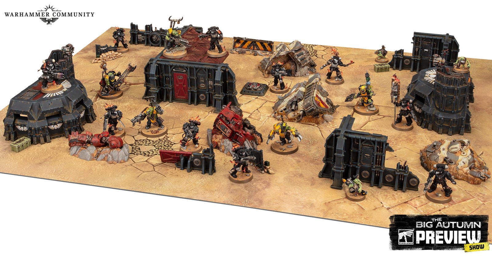 La Legion of the Damned revient dans Kill Team: Armageddon face aux Ork Nobz, avec de nouvelles figurines, une killzone inédite et des règles prévues aussi pour Warhammer 40,000.
