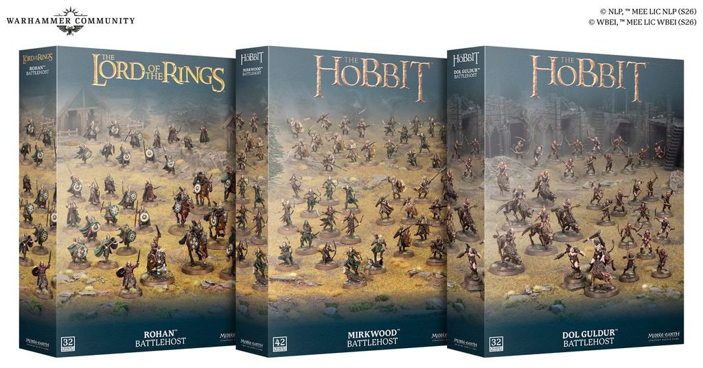 Games Workshop publie gratuitement les règles Quickstart des Battlehosts Rohan, Mirkwood et Dol Guldur pour débuter facilement à Middle-earth Strategy Battle Game.