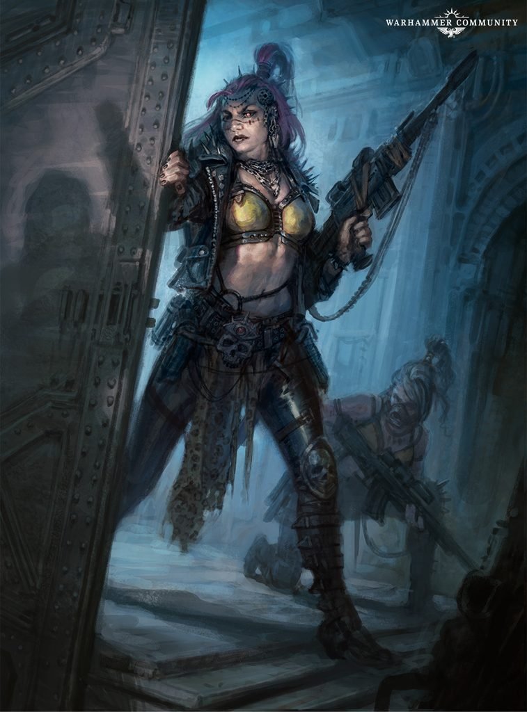 Games Workshop dévoile une galerie de dix illustrations consacrées aux Houses Escher et Goliath, à l’occasion de leurs nouvelles sorties Necromunda.
