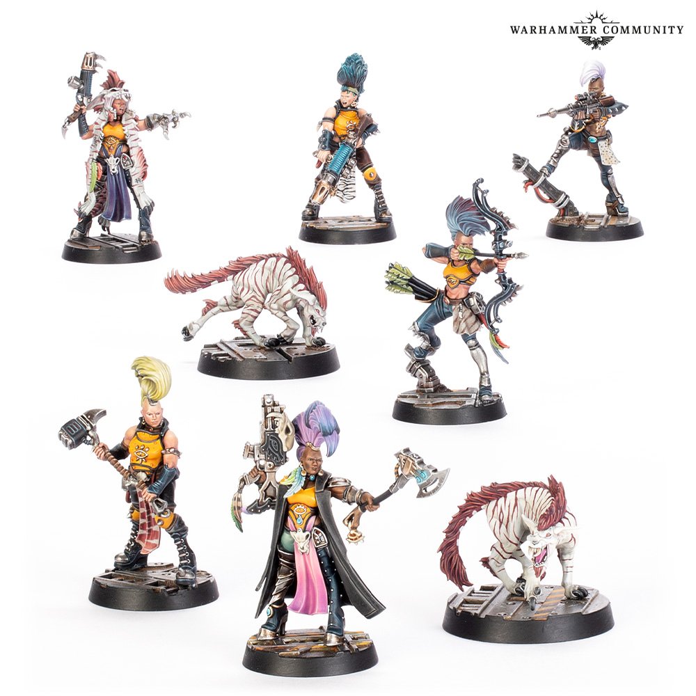 Les nouvelles précommandes Necromunda sont disponibles : Forge Smelters, Sumpkrocs, Matriarchs, Phyrr Cats, Underhive Journals, cartes et dés pour Goliath et Escher.