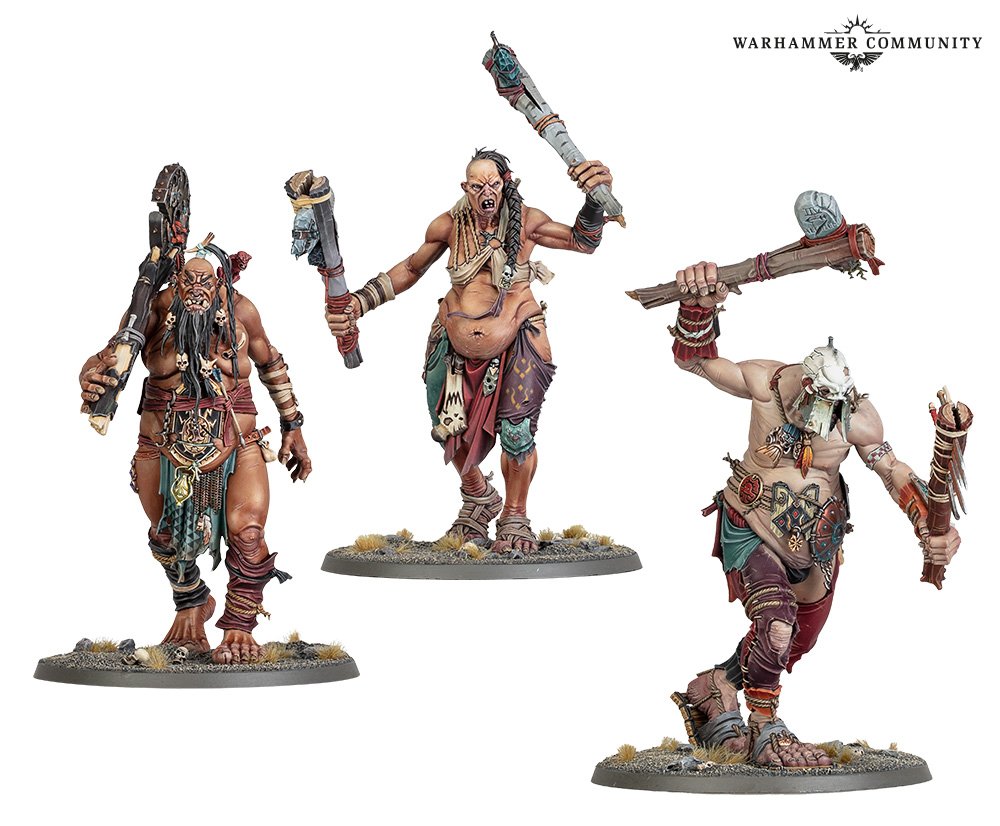 Les Sons of Behemat reviennent avec Ma Maegran, les Boss-stompers, une nouvelle Spearhead, Brawlers of Behemat, un Battletome et de nouveaux accessoires.