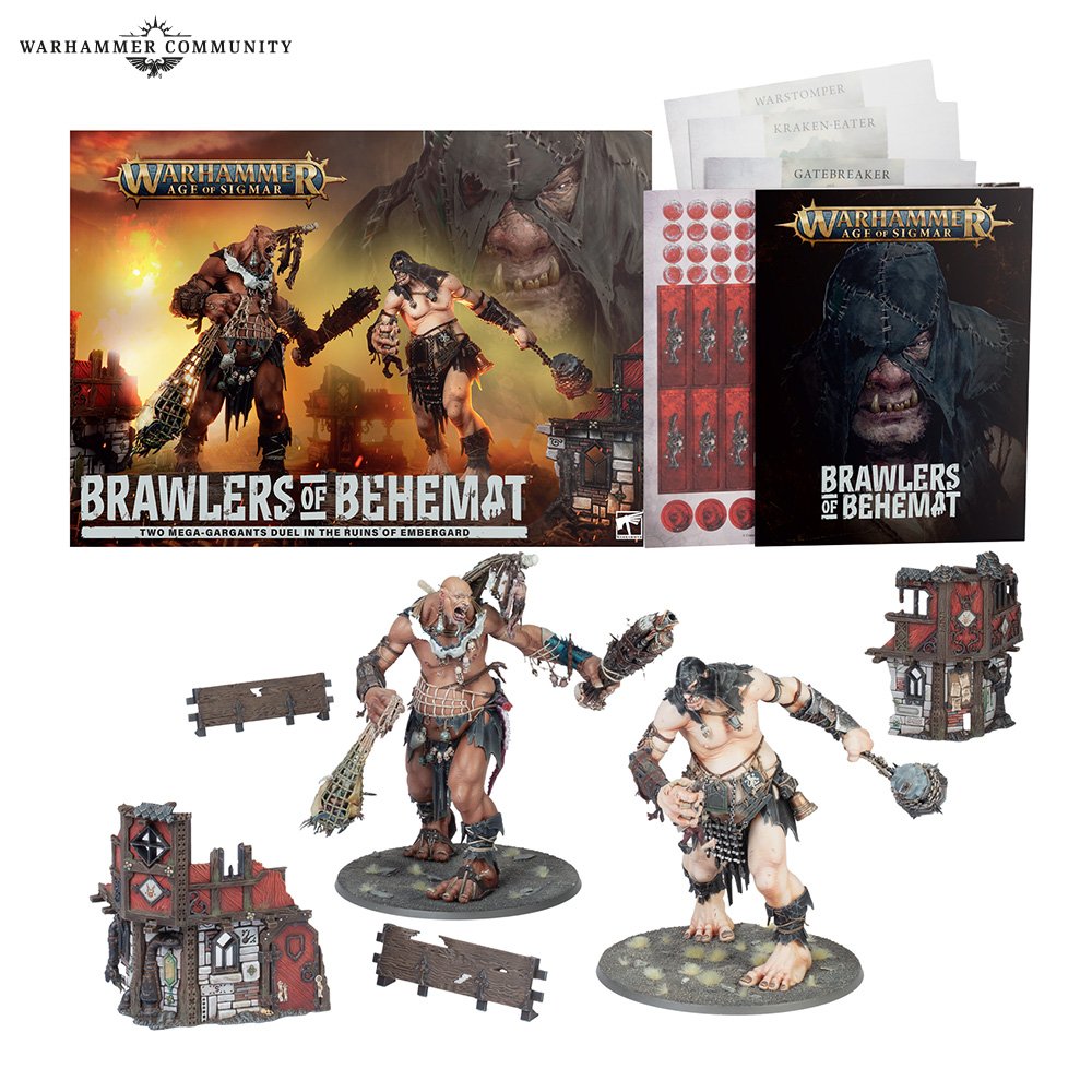 Les Sons of Behemat reviennent avec Ma Maegran, les Boss-stompers, une nouvelle Spearhead, Brawlers of Behemat, un Battletome et de nouveaux accessoires.