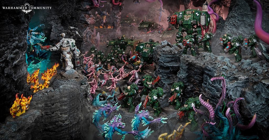 La mise à jour Warhammer 40,000 renforce les Space Marines : Tacticus E5, Terminators E6, Phobos à 8", bolters F5 et hausse des coûts en points.
