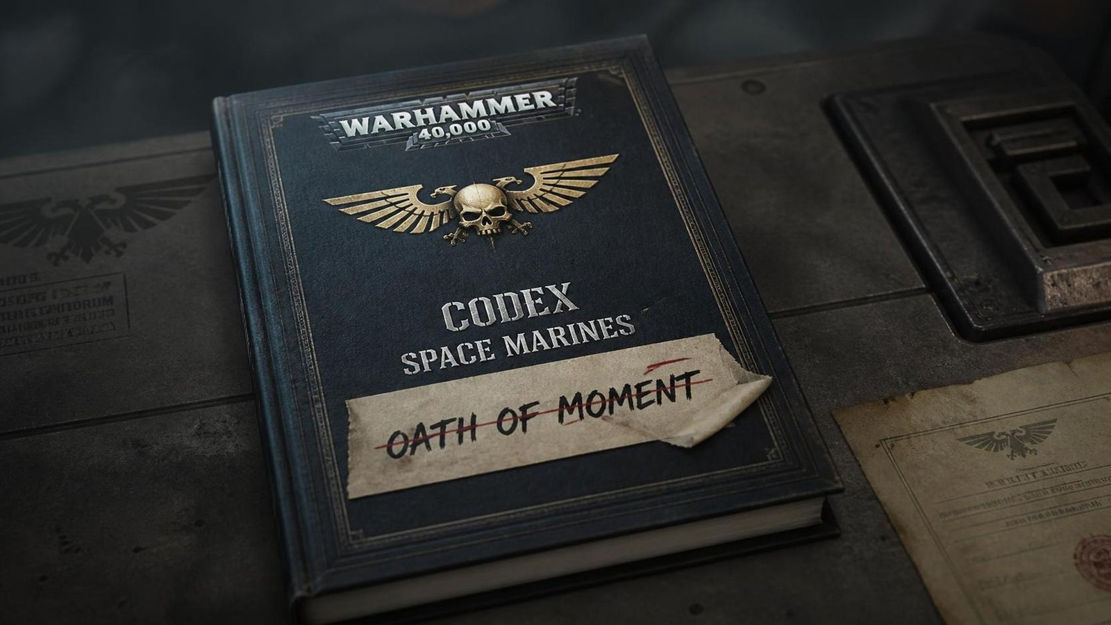 Illustration éditoriale de Warhammer 40,000: Oath of Moment disparaît du nouveau Codex