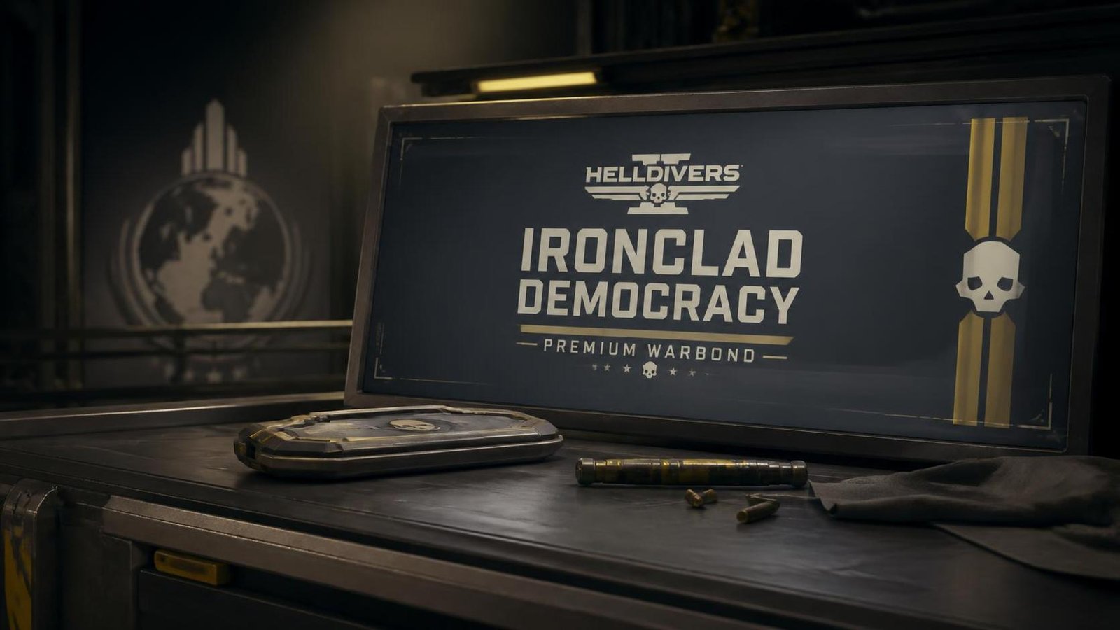 Illustration éditoriale de Helldivers 2 : le Warbond Ironclad Democracy sort le 22 septembre